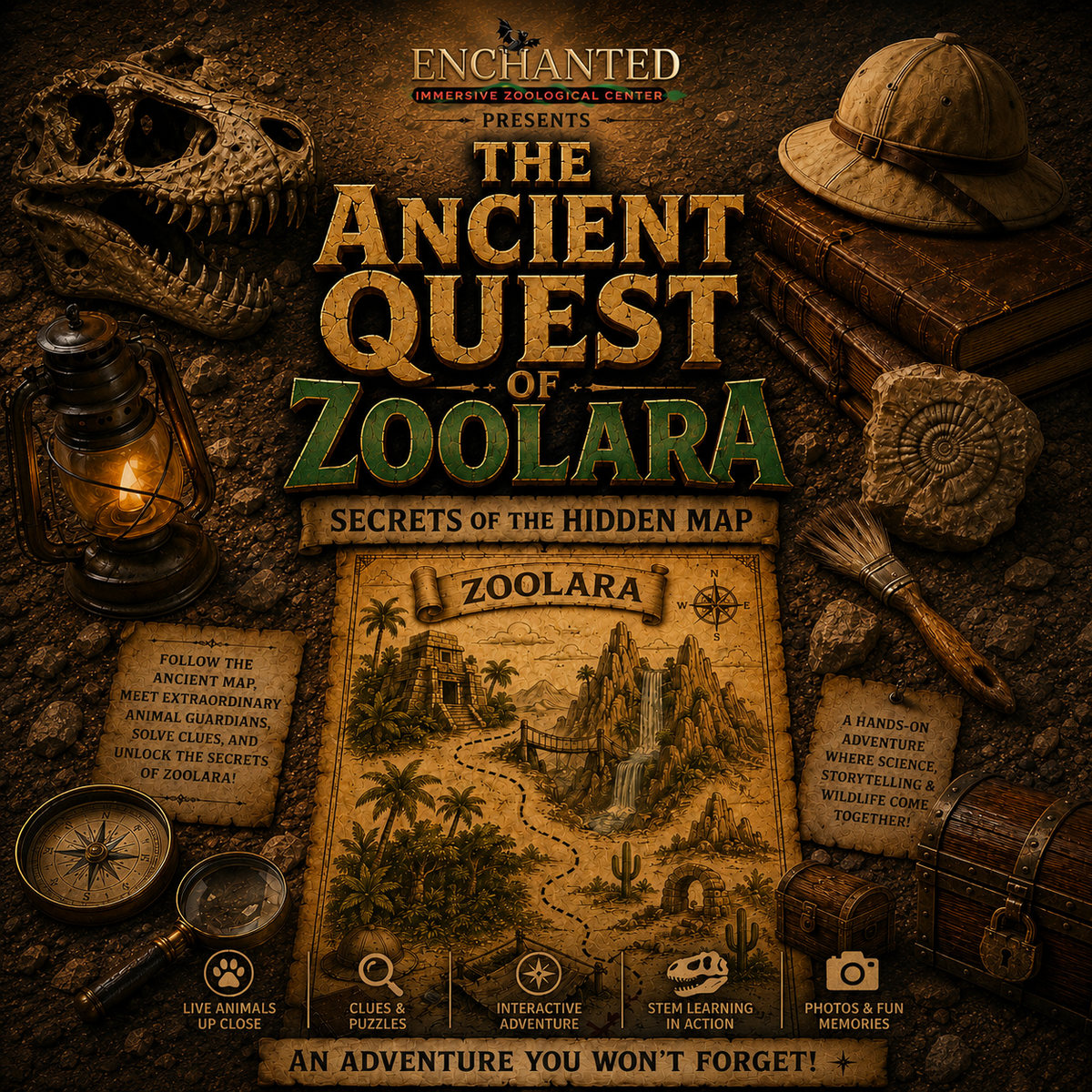 The Ancient Quest of Zoolara: Secrets of the Hidden Map