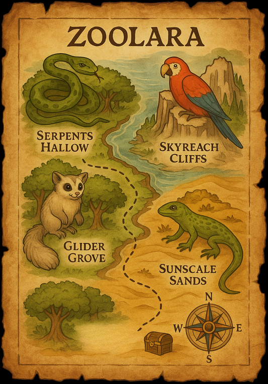 The Ancient Quest of Zoolara: Secrets of the Hidden Map